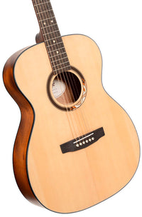 Cort Arium OM OP Bag Guitarra Acústica Orquesta Con Funda 3