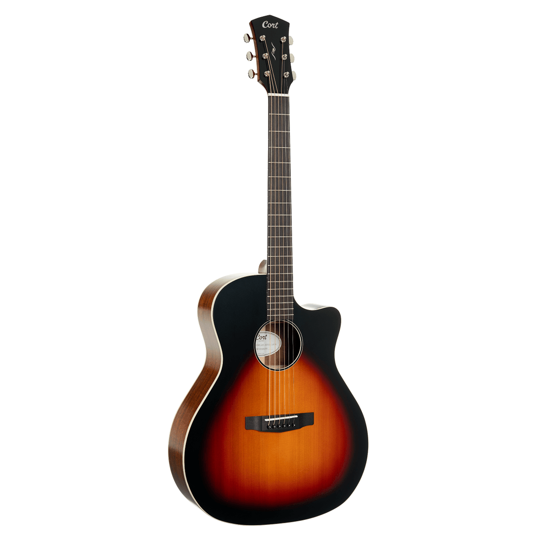 Cort Core GA FKoa LBSG Guitarra Electroacústica Gran Auditorio Light Burst Top 2