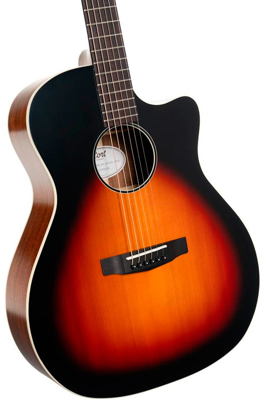 Cort Core GA FKoa LBSG Guitarra Electroacústica Gran Auditorio Light Burst Top 5