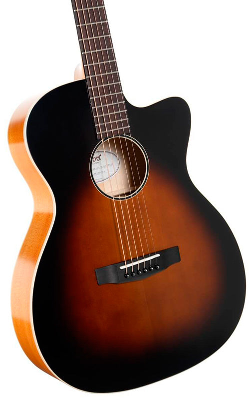 Cort Core OC Maple BBSG Guitarra Electroacústica Orquesta Brown Bust Top 5