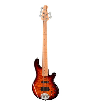 Lakland Skyline 55-02 Deluxe QHB Bajo Eléctrico 5 Cuerdas Honey Burst 1