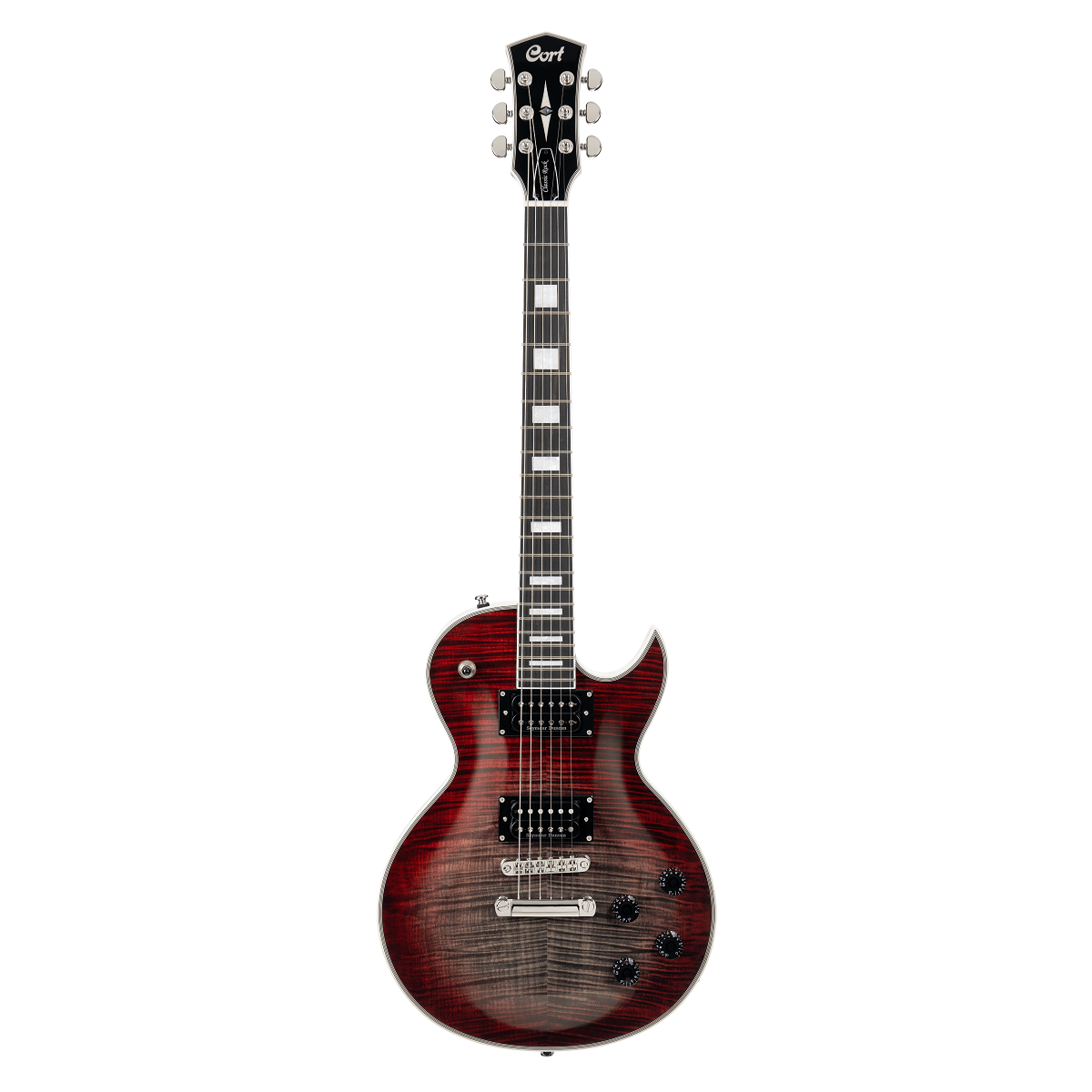 Cort CR300 DLX LVB Deluxe Guitarra Eléctrica Lava Burst 2