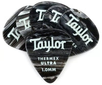 Taylor 80716 Premium 351 Thermex Ultra Pack 6 Púas Black Onyx 1.00mm 1