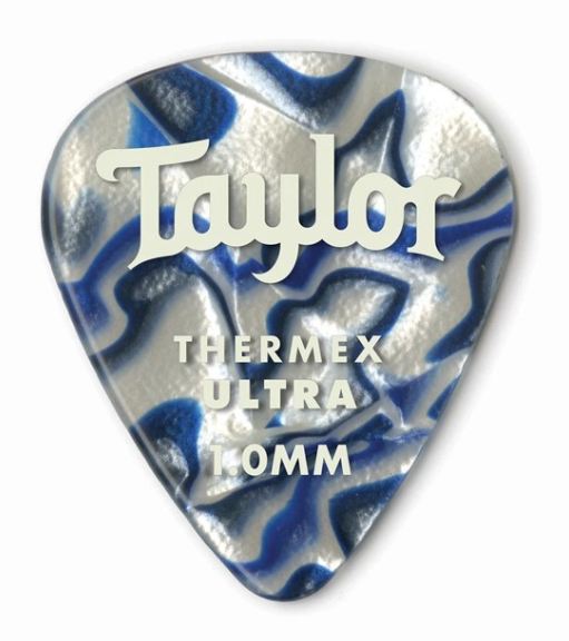 Taylor 80726 Premium 351 Thermex Ultra Bolsa 6 Púas 1mm Blue Swirl 2