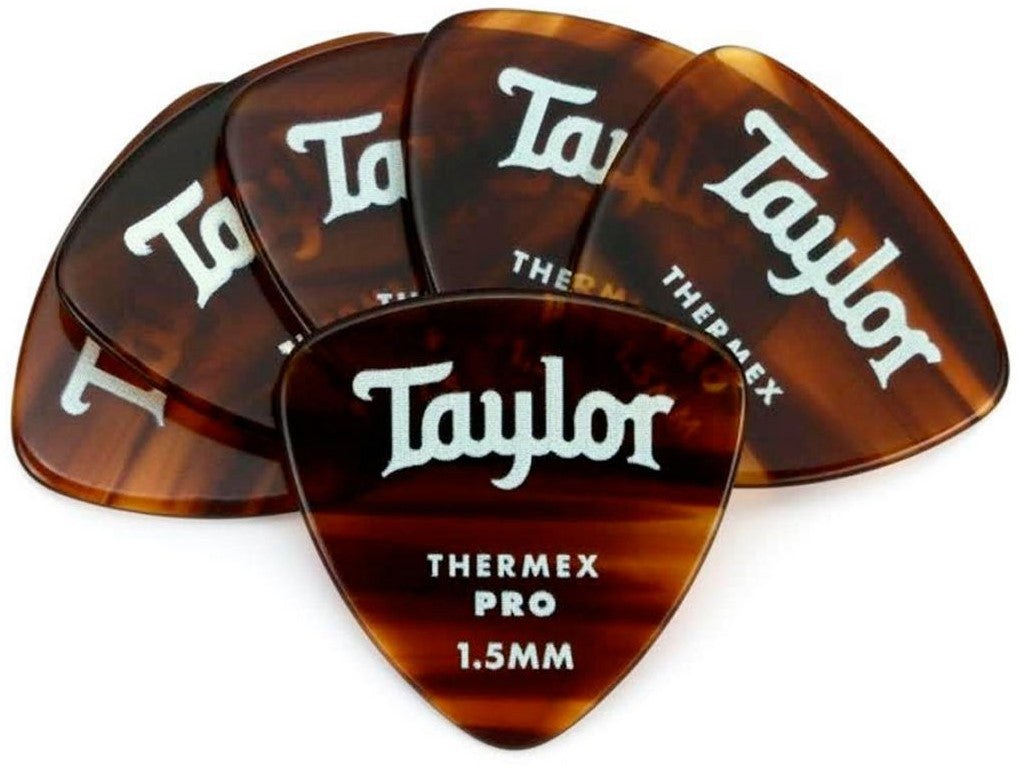 Taylor 80758 Premium 346 Thermex Pro Bolsa 6 Púas 1.50mm Tortoise Shell 1