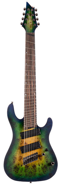 Cort KX508MS II MBB Guitarra Eléctrica 8 Cuerdas Mariana Blue Burst 1