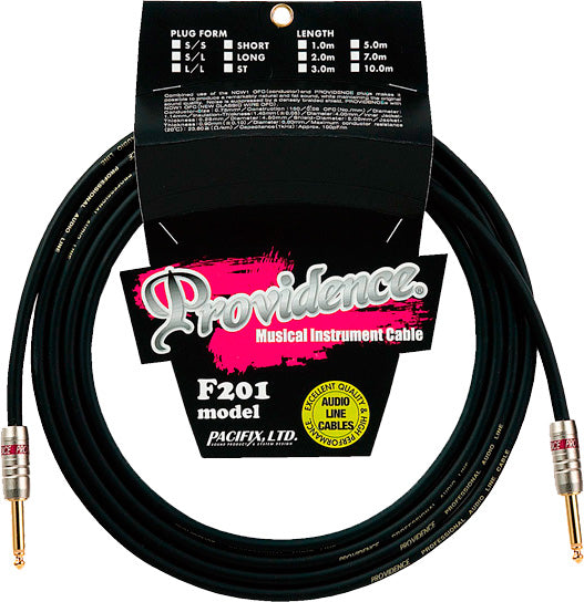 Providence F201 3S Cable Instrumento Jack Recto Recto 3 Metros 1