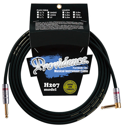 Providence H207 SL 3M Cable Instrumento Jack Recto Acodado 3 Metros 1