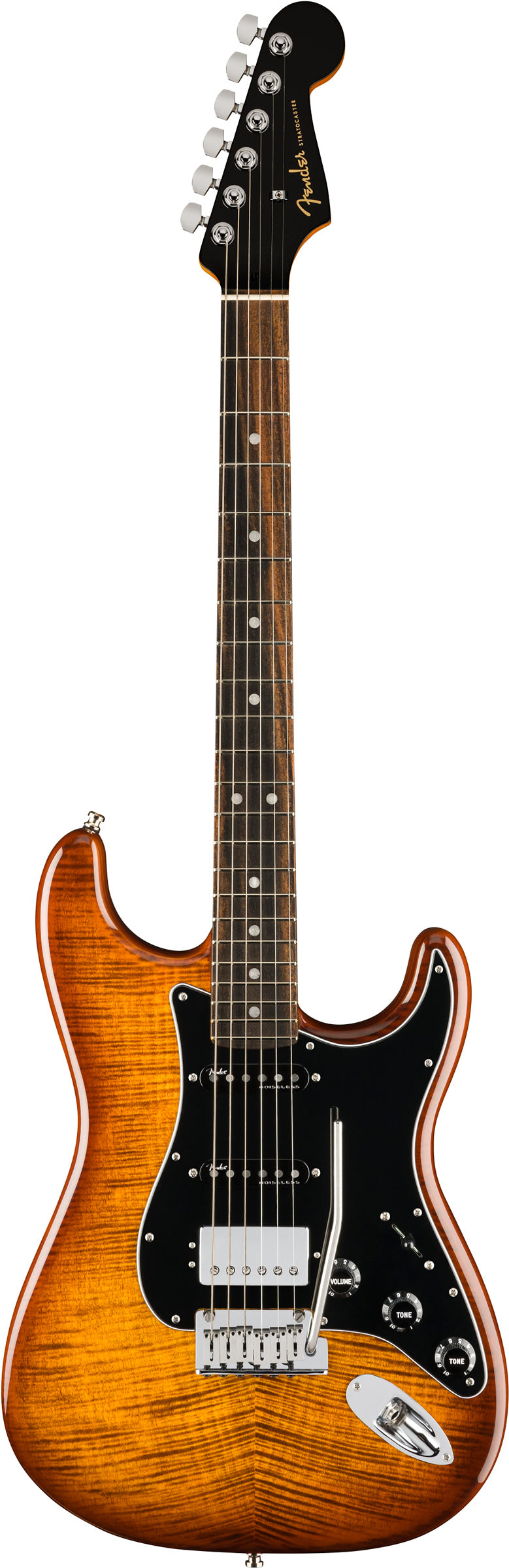 Fender American Ultra Stratocaster HSS EB Guitarra Eléctrica Tigers Eye 1