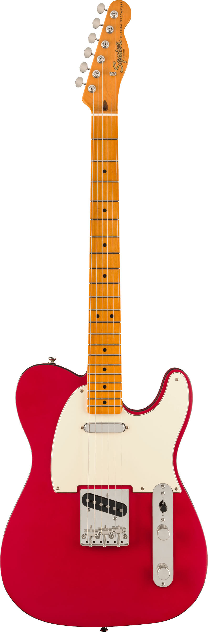 Squier Classic Vibe 60S Custom Telecaster Le MN Guitarra Eléctrica Satin Dakota Red 1