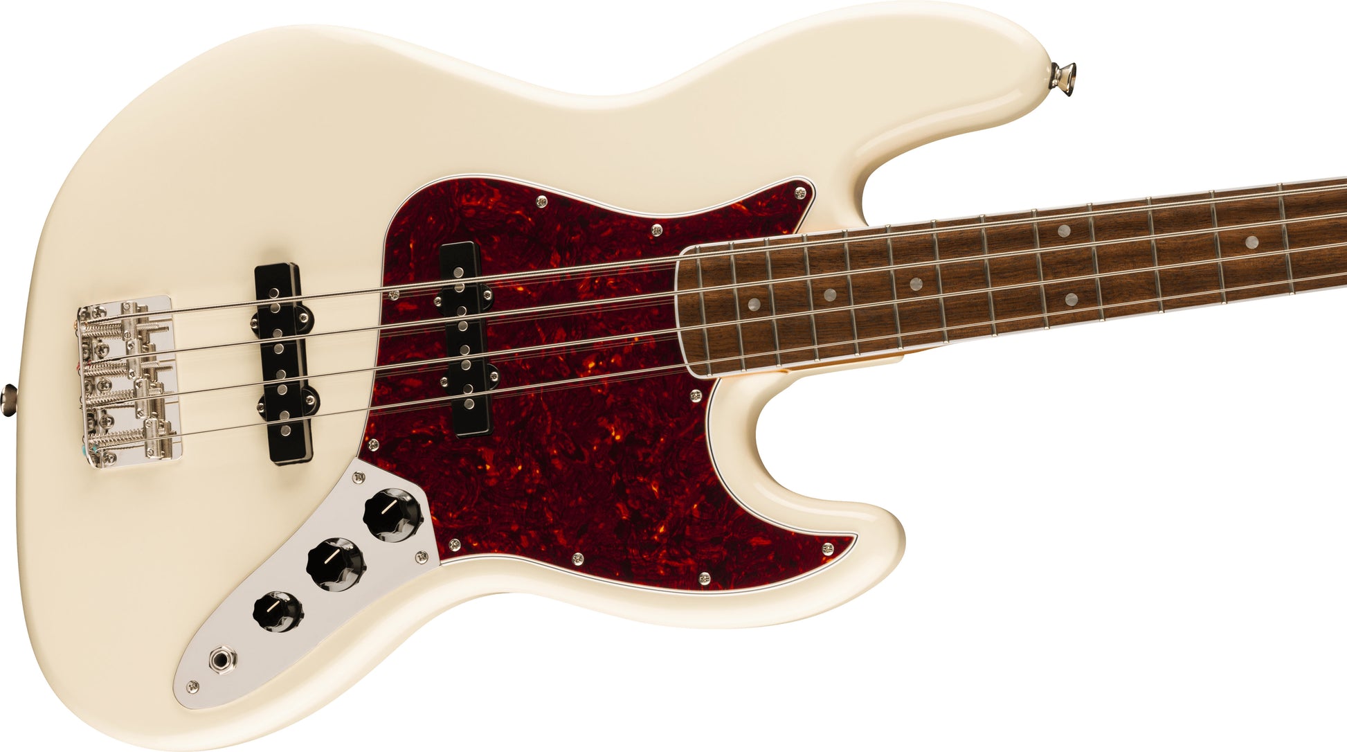 Squier Classic Vibe Mid 60S Jazz Bass Le IL Bajo Eléctrico Olympic White 3