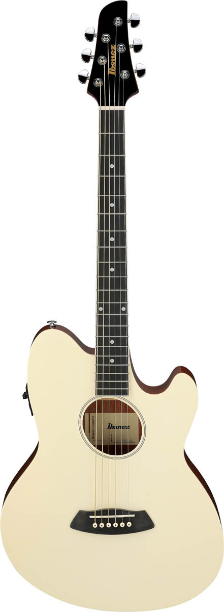 Ibanez TCY10E IVH Guitarra Electroacústica Ivory High Gloss 1