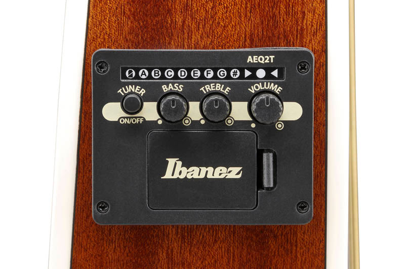 Ibanez TCY10E IVH Guitarra Electroacústica Ivory High Gloss 4