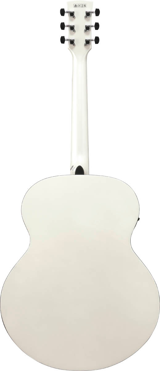 Ibanez AJ70M2E PW Guitarra Electroacústica Jumbo Pearl White 2