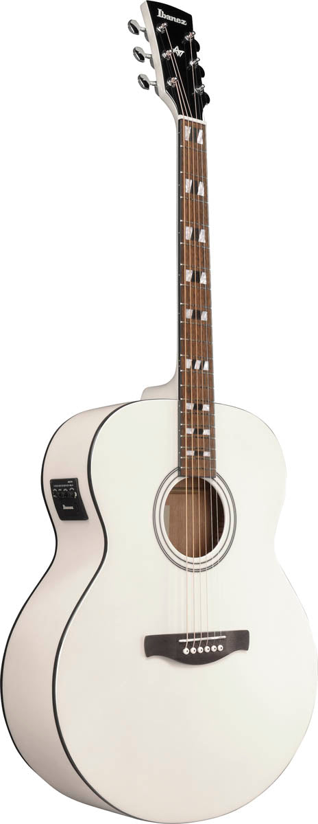 Ibanez AJ70M2E PW Guitarra Electroacústica Jumbo Pearl White 3