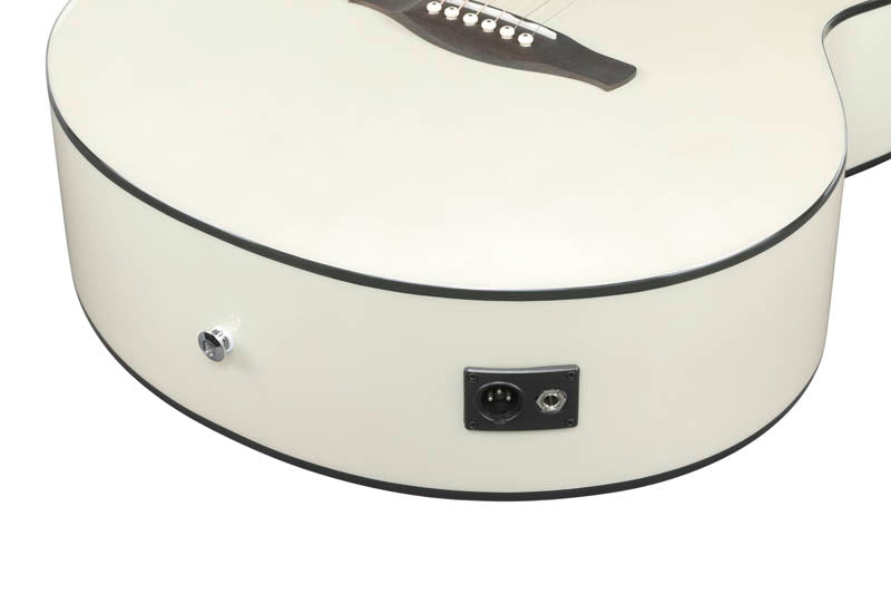 Ibanez AJ70M2E PW Guitarra Electroacústica Jumbo Pearl White 5