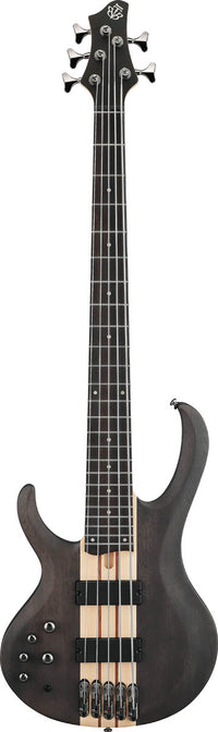 Ibanez BTB605L TGF Bajo Eléctrico 5 Cuerdas Para Zurdos Transparent Gray Flat 1