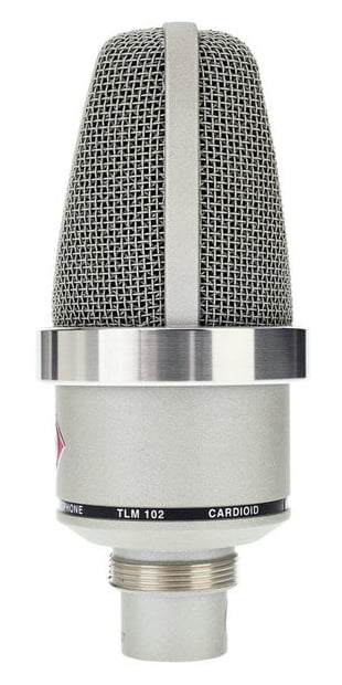 Neumann TLM102 Studio Set Cardioide Condensador Color Níquel con Suspensión 4