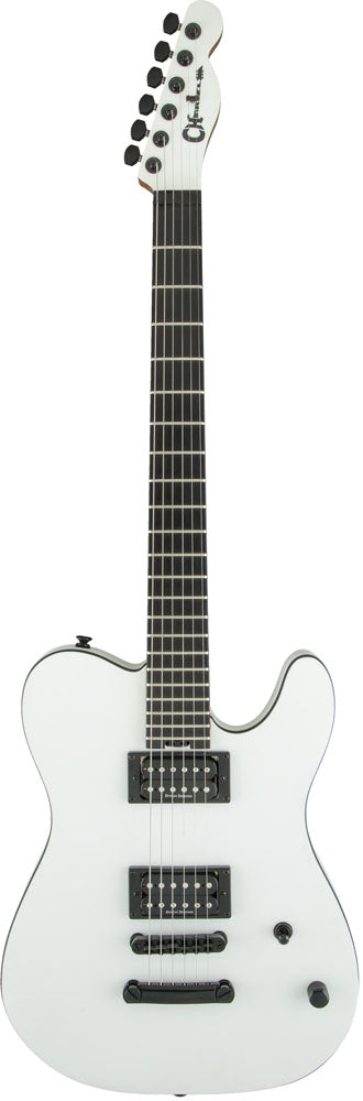 Charvel Pro-Mod San Dimas Style 2 Joe Duplantier EB Guitarra Eléctrica Satin White 1