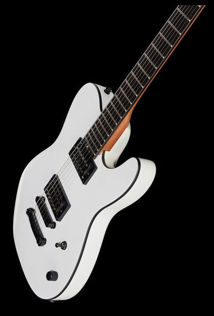 Charvel Pro-Mod San Dimas Style 2 Joe Duplantier EB Guitarra Eléctrica Satin White 13