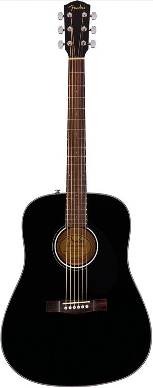 Fender CD60S Black Guitarra Acústica Dreadnought 1