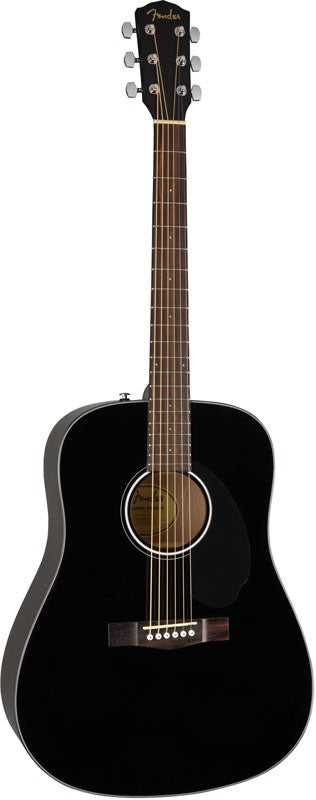 Fender CD60S Black Guitarra Acústica Dreadnought 2