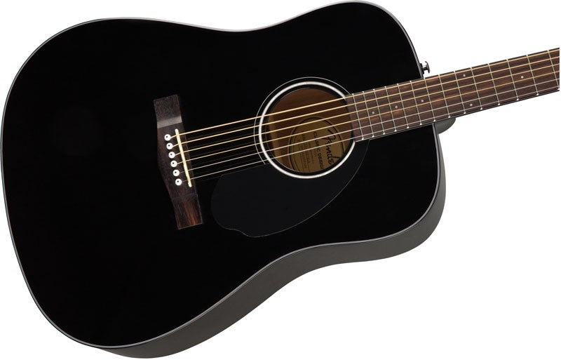 Fender CD60S Black Guitarra Acústica Dreadnought 4