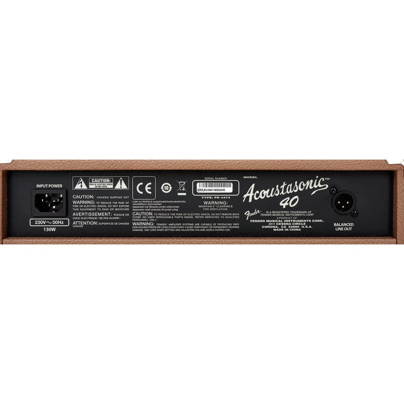 Fender Acoustasonic 40 Amplificador Guitarra Acústica 9