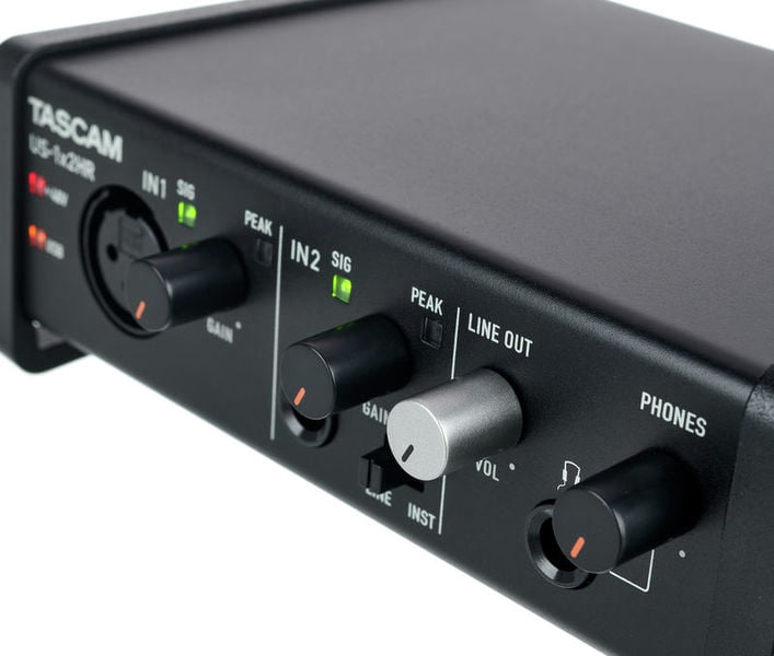 Tascam US-1X2HR Interfaz de Audio USB 7