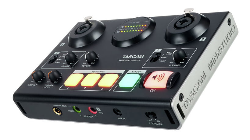 Tascam US-42B Ministudio Creator Interfaz de Audio 8