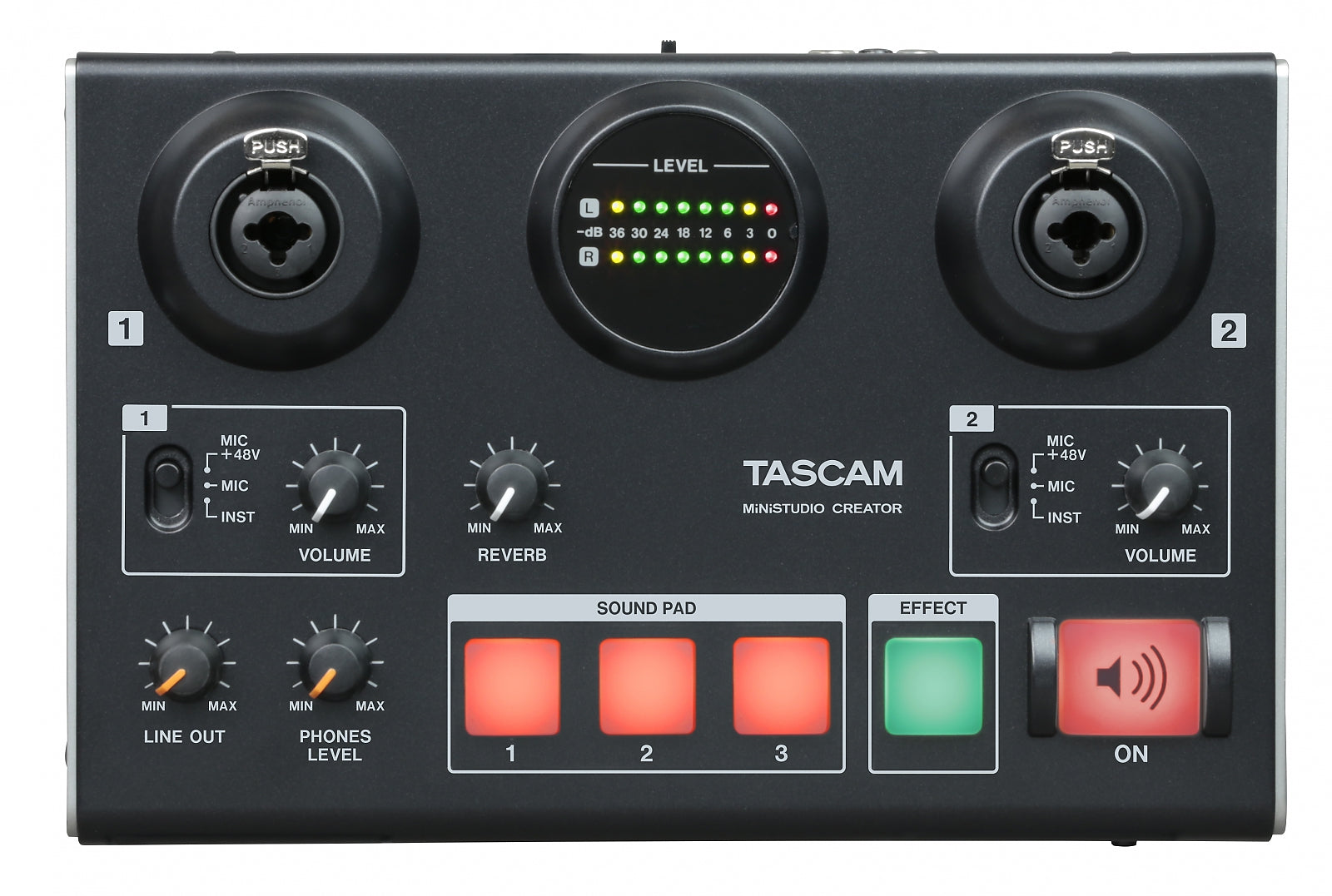 Tascam US-42B Ministudio Creator Interfaz de Audio 13