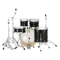 Pearl EXX705NBR C31 Export Batería Acústica con Herrajes y Platos Jet Black 2