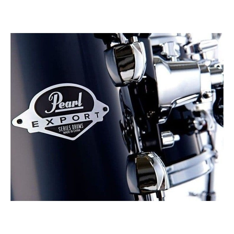 Pearl EXX705NBR C31 Export Batería Acústica con Herrajes y Platos Jet Black 3