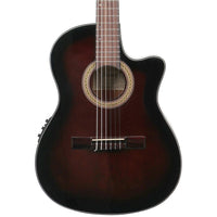 Ibanez GA35TCE DVS Guitarra Española Electrificada Dark Violin Sunburst 4