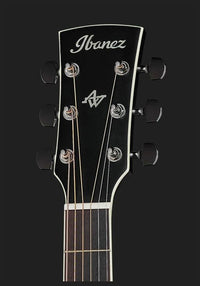 Ibanez AW84CE WK Guitarra Electroacústica Dreadnought Weathered Black 10