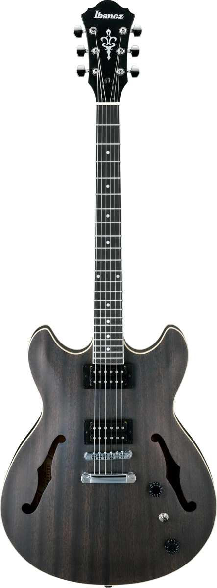 Ibanez AS53 TKF Guitarra Eléctrica Hollow Body Transparent Black 1