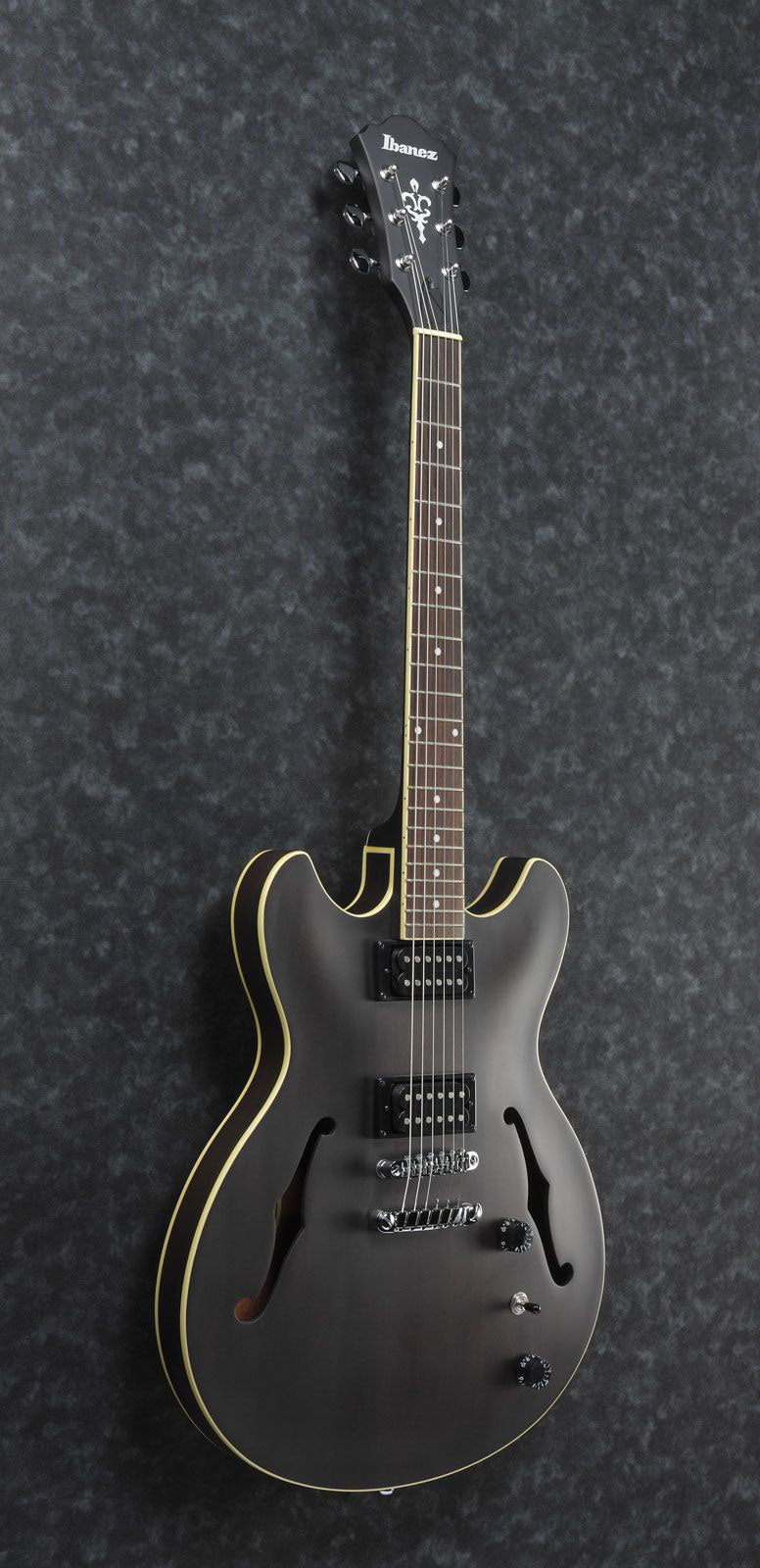 Ibanez AS53 TKF Guitarra Eléctrica Hollow Body Transparent Black