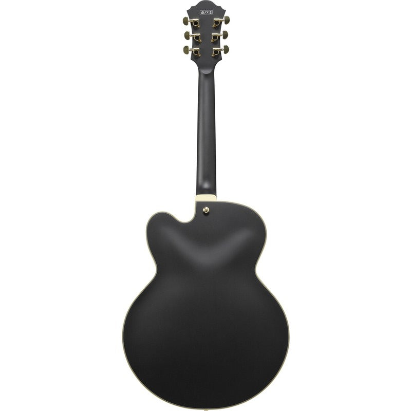 Ibanez AF75G BKF Guitarra Eléctrica Hollow Body Black Flat 3