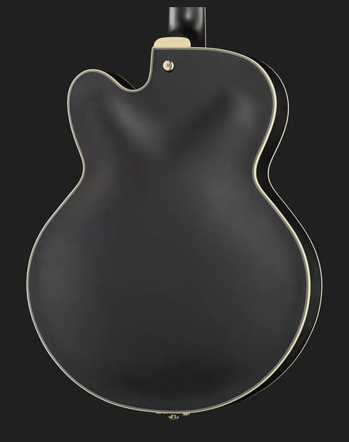 Ibanez AF75G BKF Guitarra Eléctrica Hollow Body Black Flat 12