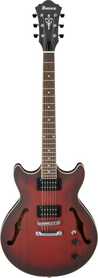 Ibanez AM53 SRF Guitarra Eléctrica Semihollow Sunburst Red 1