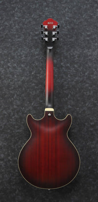 Ibanez AM53 SRF Guitarra Eléctrica Semihollow Sunburst Red 3