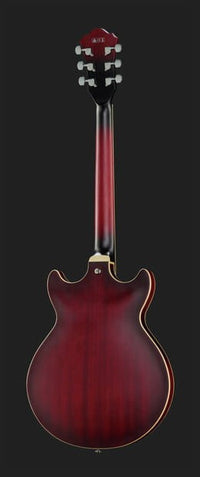 Ibanez AM53 SRF Guitarra Eléctrica Semihollow Sunburst Red 6