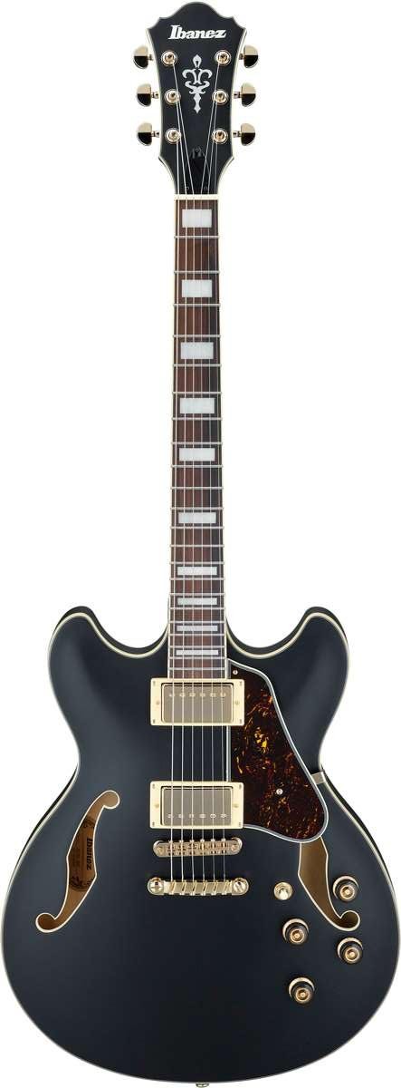 Ibanez AS73G BKF Guitarra Eléctrica Hollow Body Negra 1