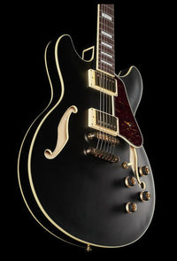 Ibanez AS73G BKF Guitarra Eléctrica Hollow Body Negra 12