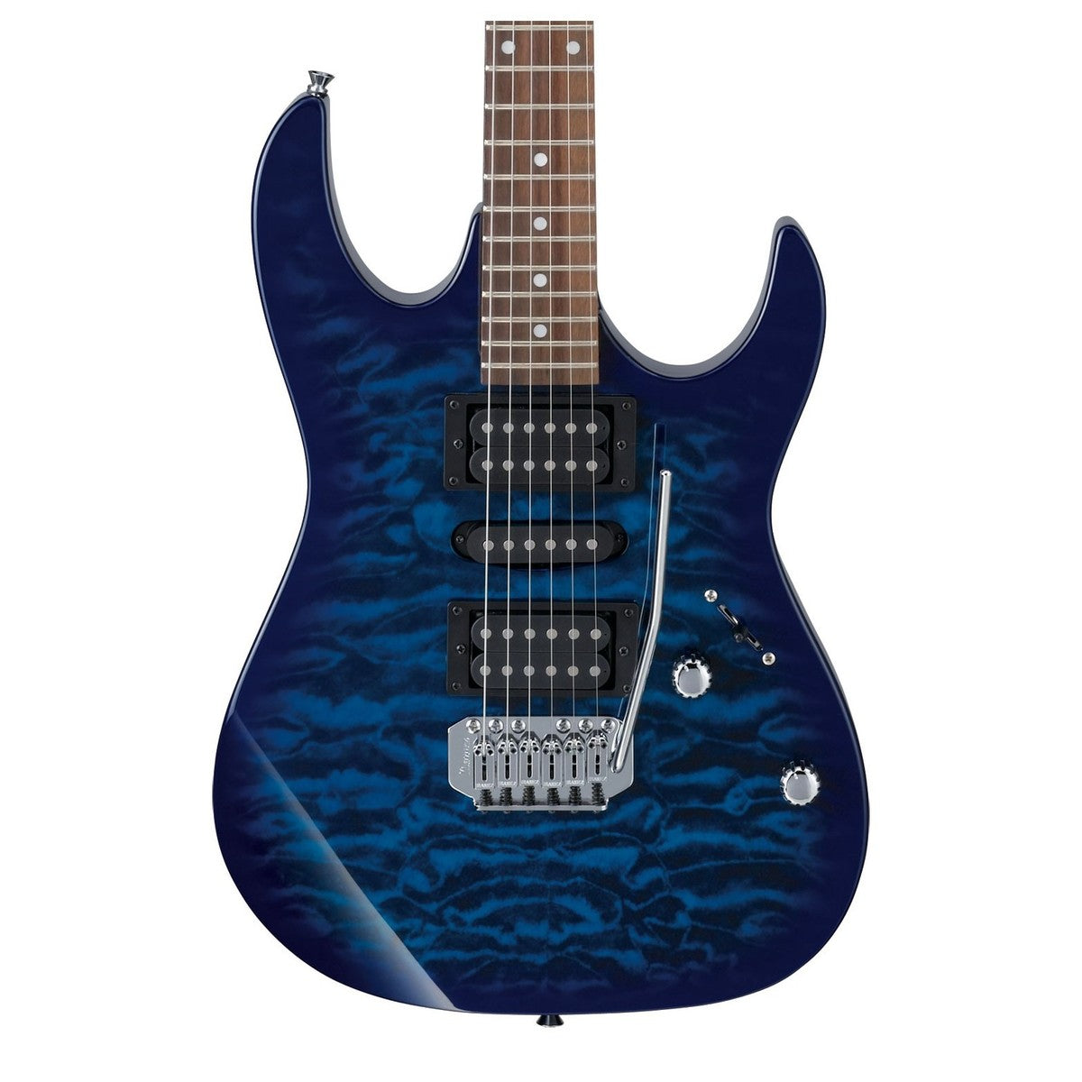 Ibanez GRX70QA TBB GIO Guitarra Eléctrica Transparent Blue Burst 2