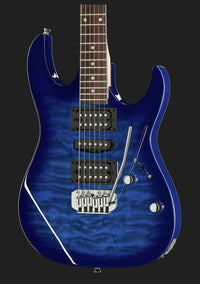 Ibanez GRX70QA TBB GIO Guitarra Eléctrica Transparent Blue Burst 10