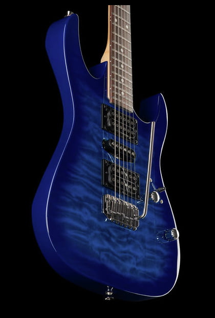 Ibanez GRX70QA TBB GIO Guitarra Eléctrica Transparent Blue Burst 14