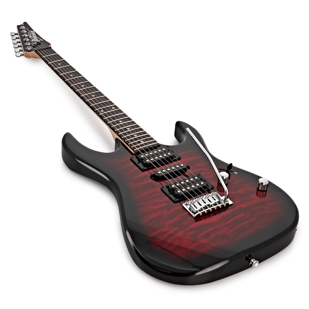 Ibanez GRX70QA TRB GIO Guitarra Eléctrica Transaparent Red Burst 6