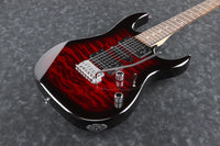 Ibanez GRX70QA TRB GIO Guitarra Eléctrica Transaparent Red Burst 13