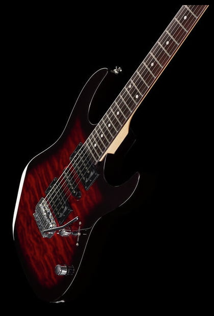 Ibanez GRX70QA TRB GIO Guitarra Eléctrica Transaparent Red Burst 23